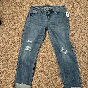 NWT low rise boyfriend jeans